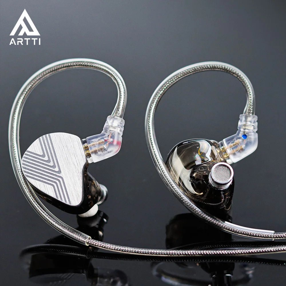 ARTTI R3 In-Ear-Kopfhörer 10mm Beryllium-beschichteter Dynamischer Treiber Monitor HIFI-Kopfhörer, Abnehmbares 0,78 2-Pin/Type-C-Anschlusskabel