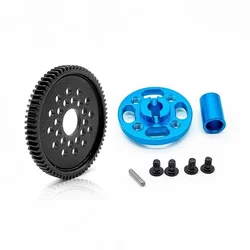 Metalowy zestaw przekładni zębate czołowej 68T i mocowanie przekładni szybkiej 54500 do Tamiya TT-02 TT02 1/10 RC Car Upgrade Parts