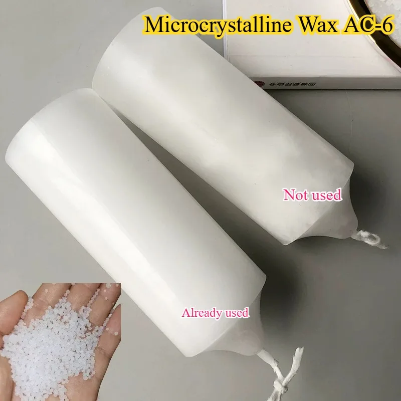 500G-bag Microcrystalline Wax AC-6 Paraffin Wax Additive DIY Increase Cylindrical Candle  Surface Gloss Remove Snowflake Texture