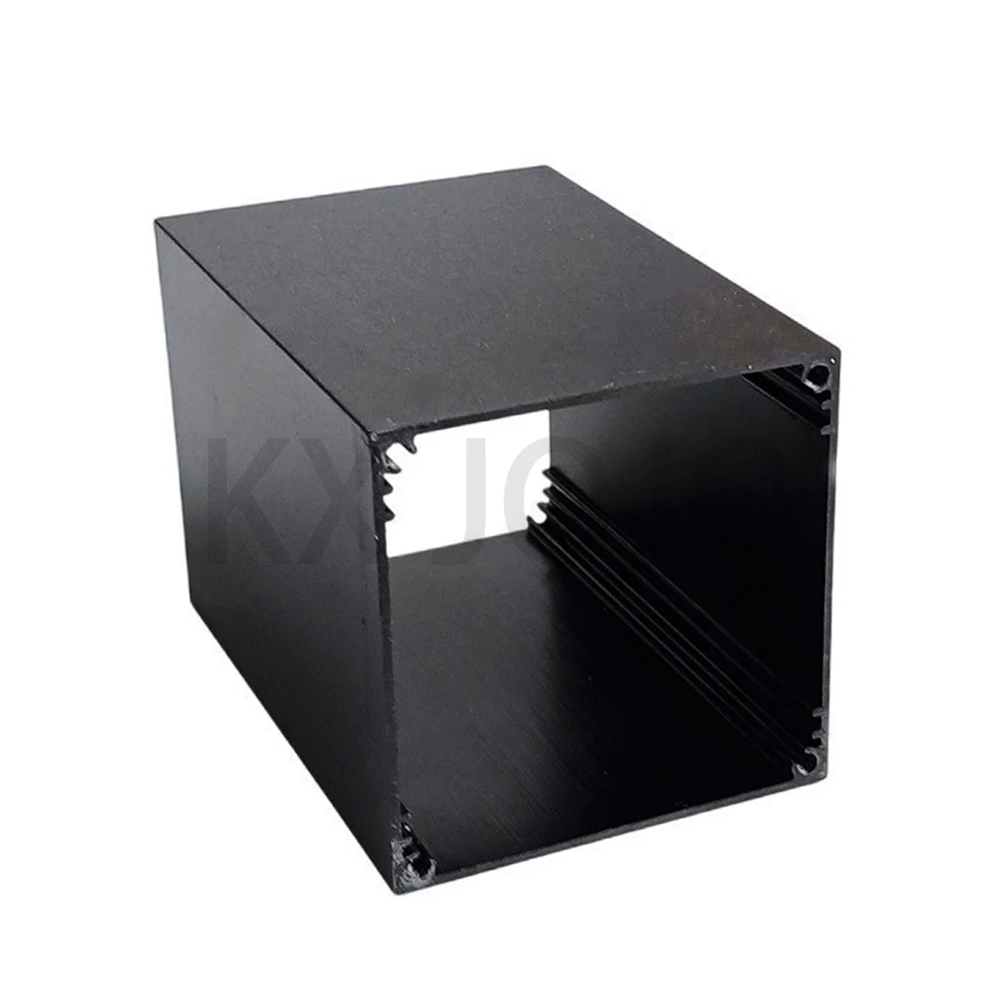 Caja de aluminio 56*56*80/100mm caja impermeable integrada caja plateada/negra caja electrónica DIY instrumento de carcasa de energía