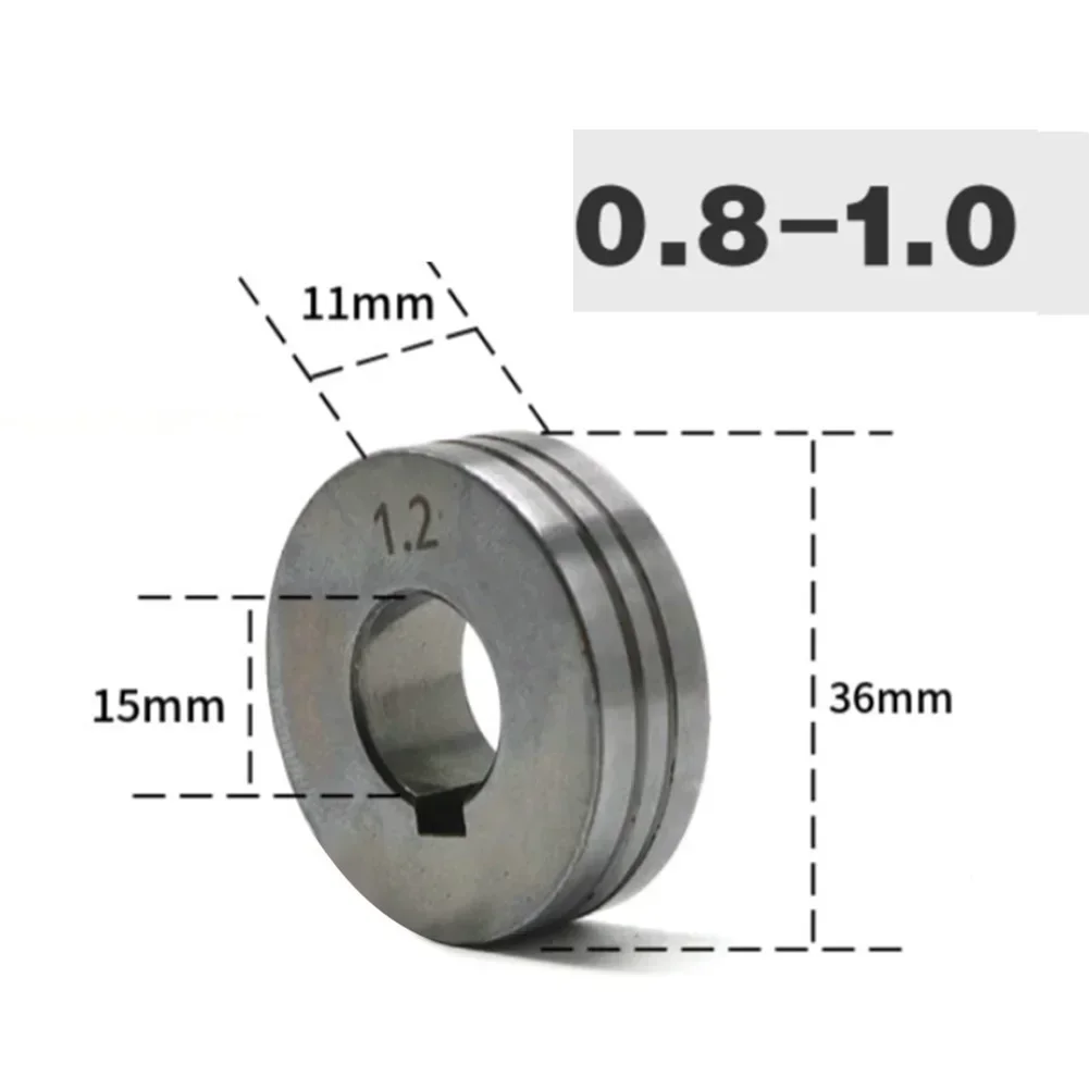 Rullo di trasmissione dell'alimentatore filo Guida di saldatura dell'alimentatore della ruota motrice Rullo di alimentazione del filo per saldatore Mig 0,8/1,0 mm 100% nuovo di zecca