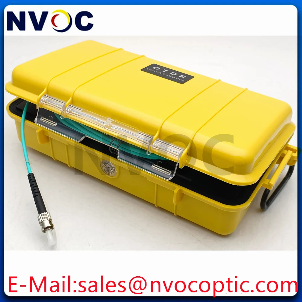 MM OM4 500M OTDR Dead Zone Eliminator,Fiber Rings,FC LC SC ST UPC Fibre Optic Launch Cable Box