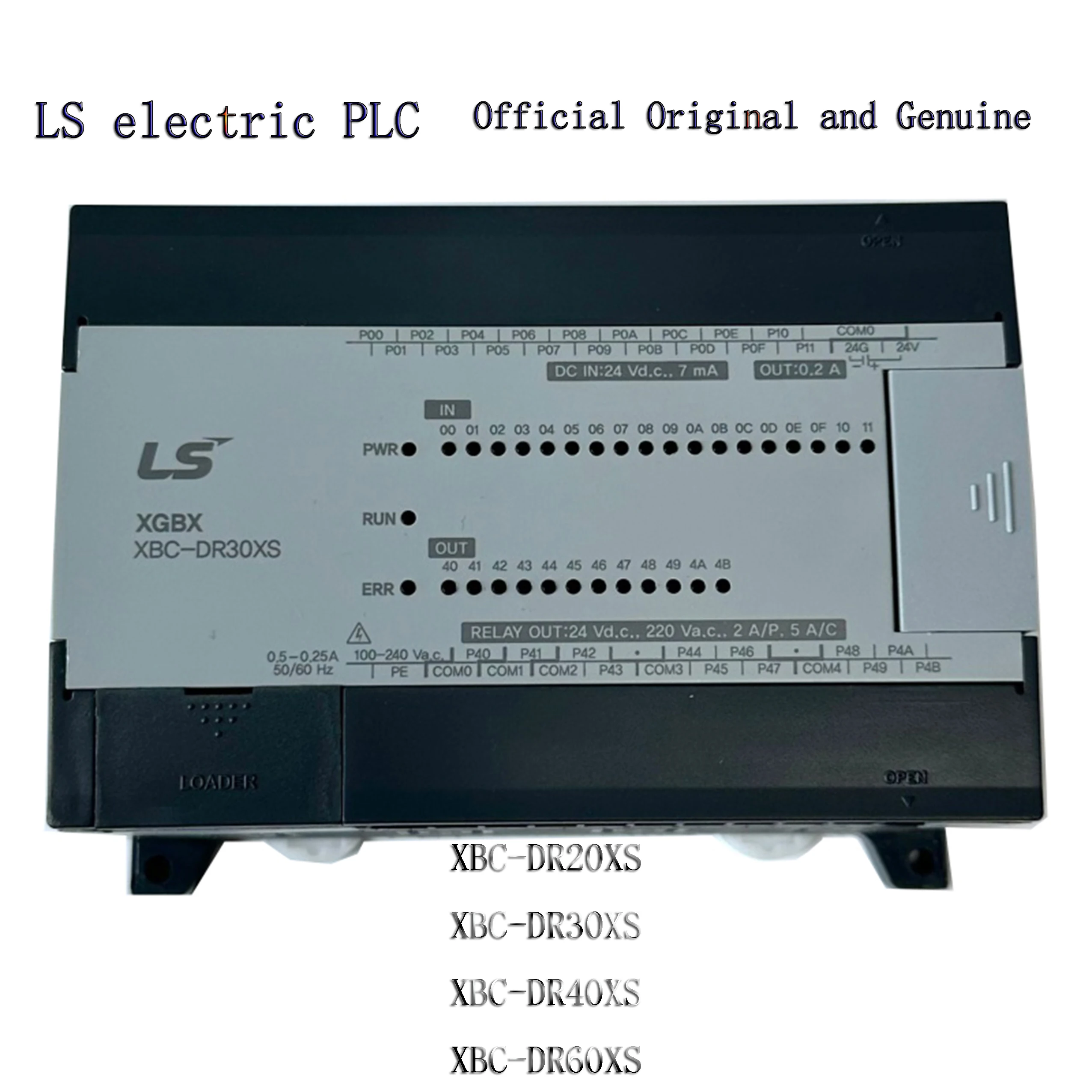 

LS Automation PLC XBC-DR20XS XBC-DR30XS XBC-DR40XS XBC-DR60XS Authentic Original Program Controller Plc Control Programming