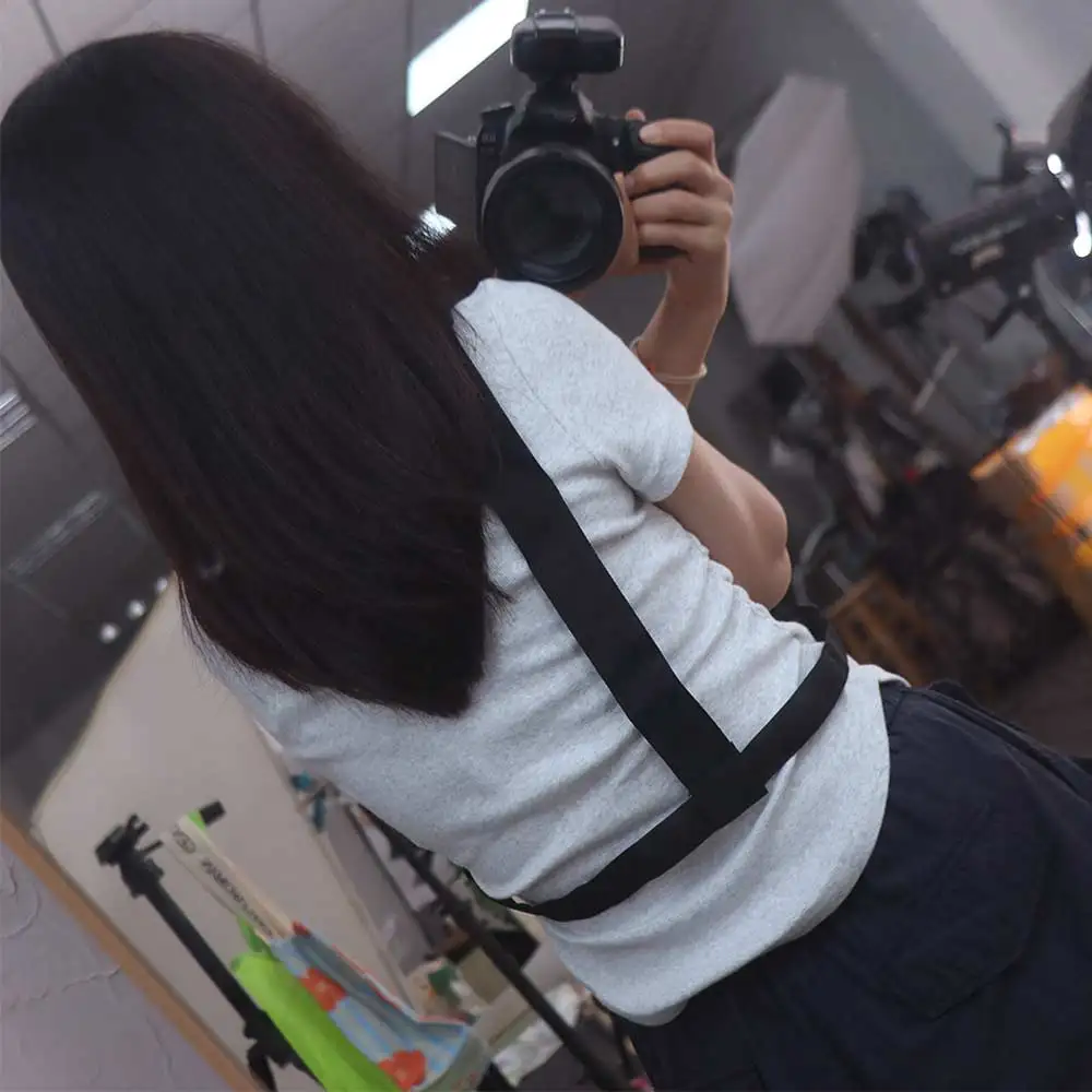 

Adjustable Radio Chest Harness Pack Oxford Cloth Multifunctional Walkie Talkie Bag Black Crossbody Bag Interphone Chest Bag