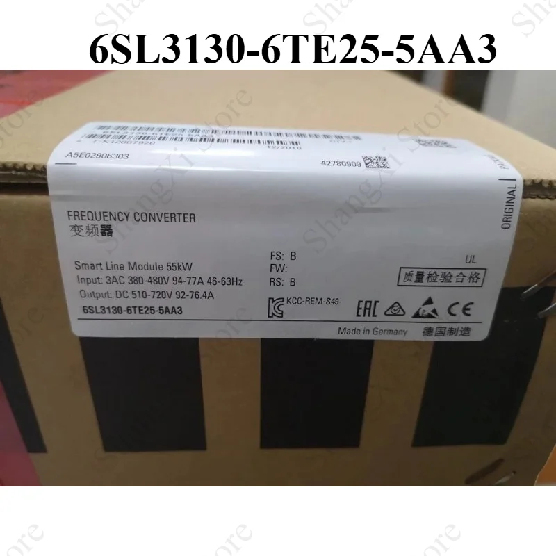 1PC Brand New 6SL3130-6TE25-5AA3 Motor 6SL3130-6TE25-5AA3 Fast Delivery