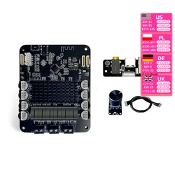 Bluetooth 5.0 DSP Digital 2.1 Subwoofer Power Amplifier Board 70W*2+140W Tws  AUX  USB Input 8V-24V