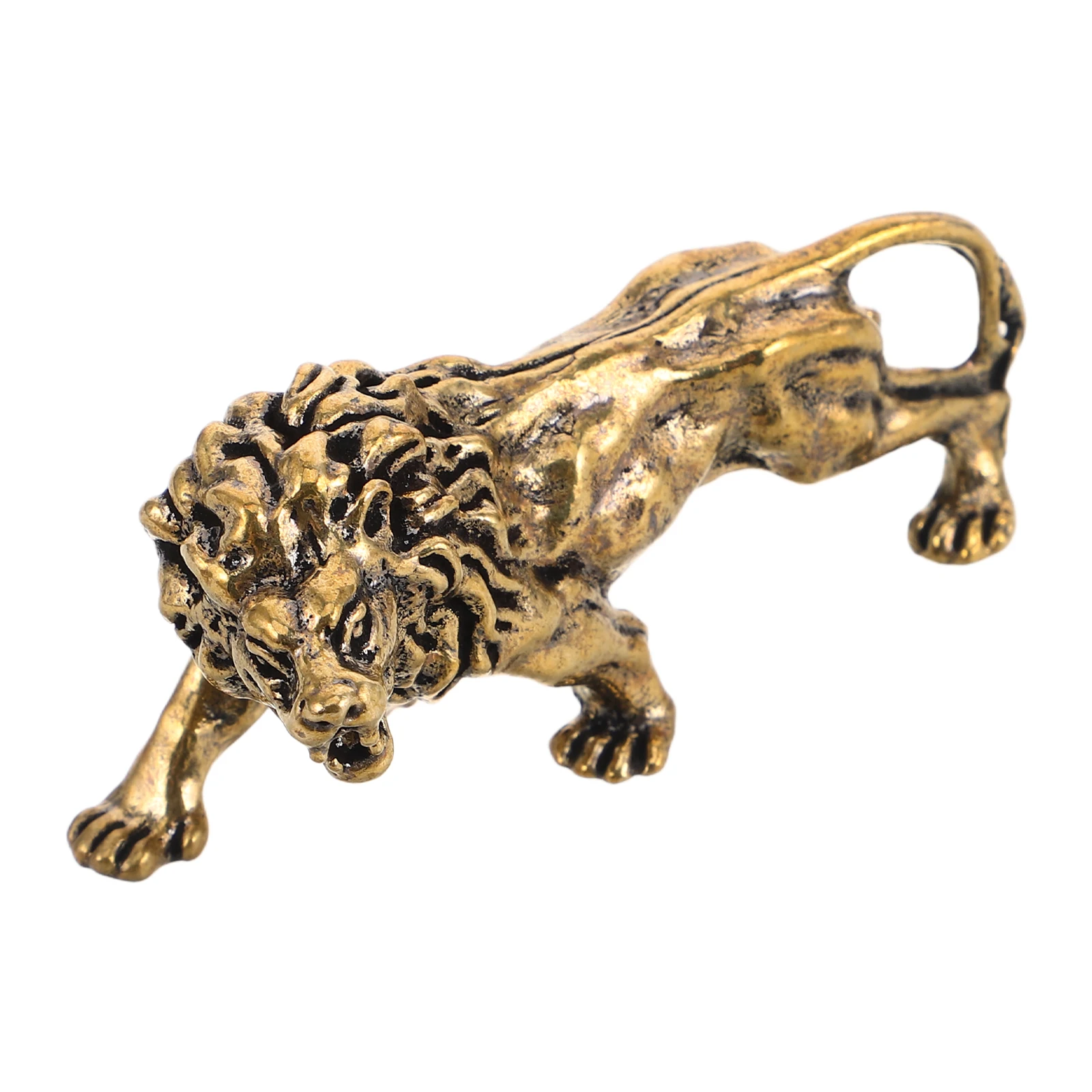 

Pure Copper Vintage Desktop Ornament For Home Copper Handicraft Office Bookshelf Tabletop Metal Animal Sculpture Decor