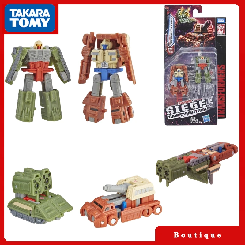 In Stock Takara Tomie Transformatoren Oorlog Voor Cybertron: Belegering WFC-S6 Topshot & Flak Action Figures Verzamelbare Geschenken Klassieke Hobby 'S