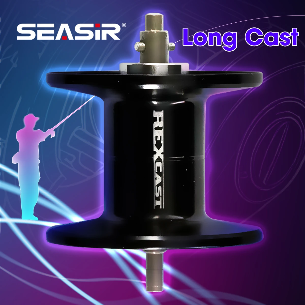 Seasir Rexcast Baitcasting Fishing Reel Long Cast Max Drag 12kg