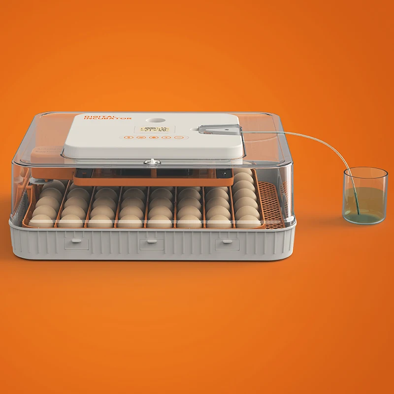 WONEGG Dual Power LED 56 Full Automatic Bird Turkey Chicken Duck Goose Mini Eggs Incubator