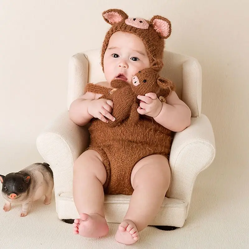 Baby Sofa for Photoshoot Newborn Baby Photography Props Children Photo Prop Studio Newborn Photography Chair Bench Furniture