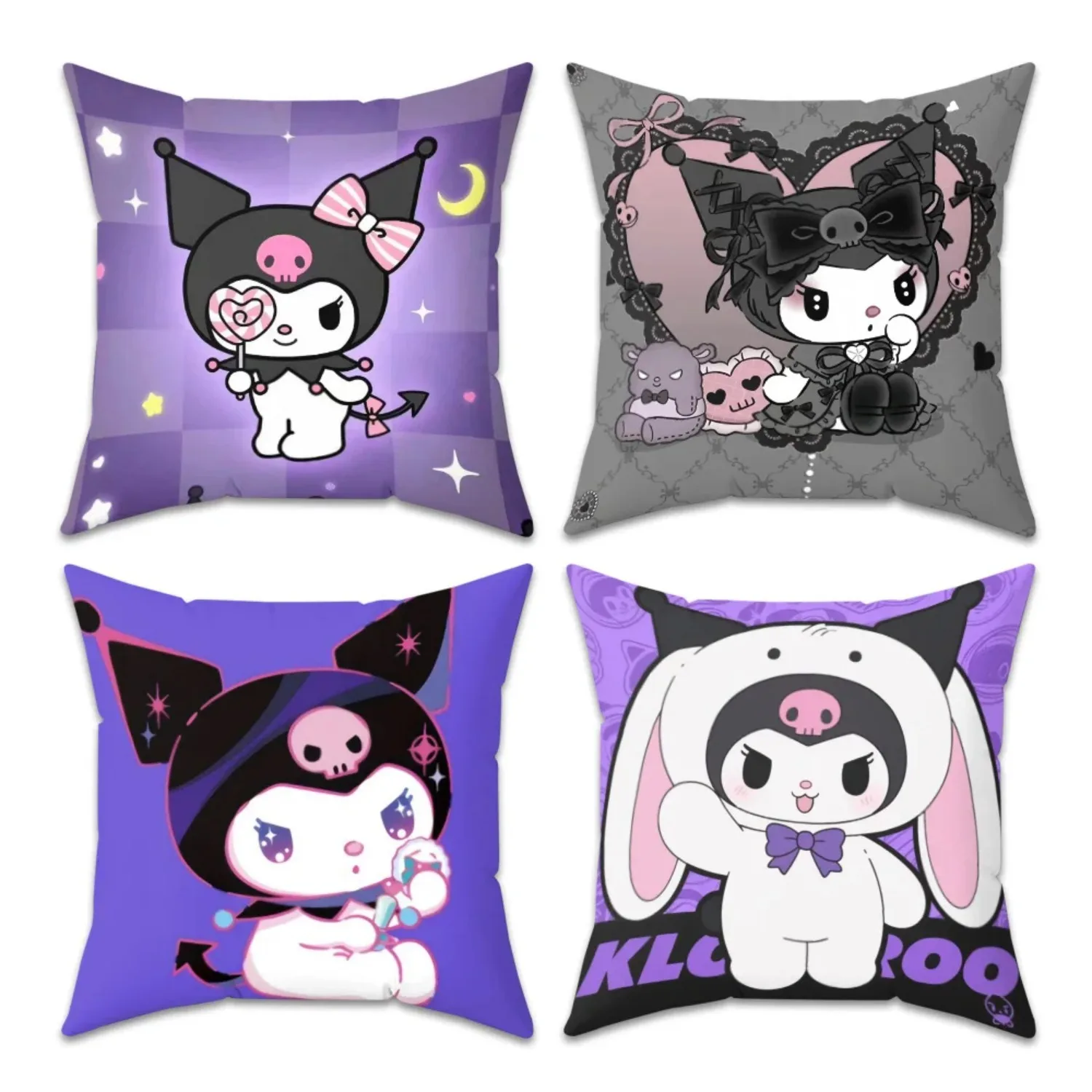 Kuromi Cushion Covers for Living Room Cushions Home Decor Items Decorative Pillowcase Interior Decoration Personalized Cosplay