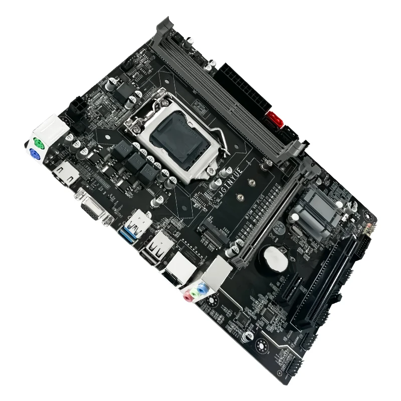 JGINYUE B75 LGA 1155 M-ATX Motherboard Intel i3 i5 i7 E3 CPU DDR3 1600MHz 16GB RAM M.2 NVME SATA USB 3.0 VGA HDMI B75M-VH PLUS