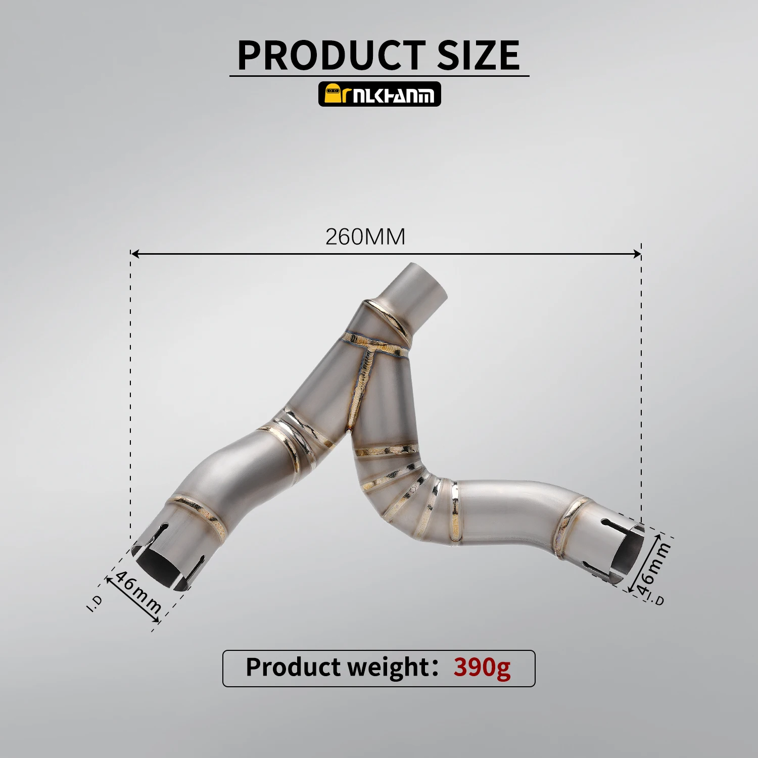 Slip-on Tube For Desert X DesertX 950 2022-2024 Motorcycle Exhaust Modified Ti.  Middle Pipe Original Interface