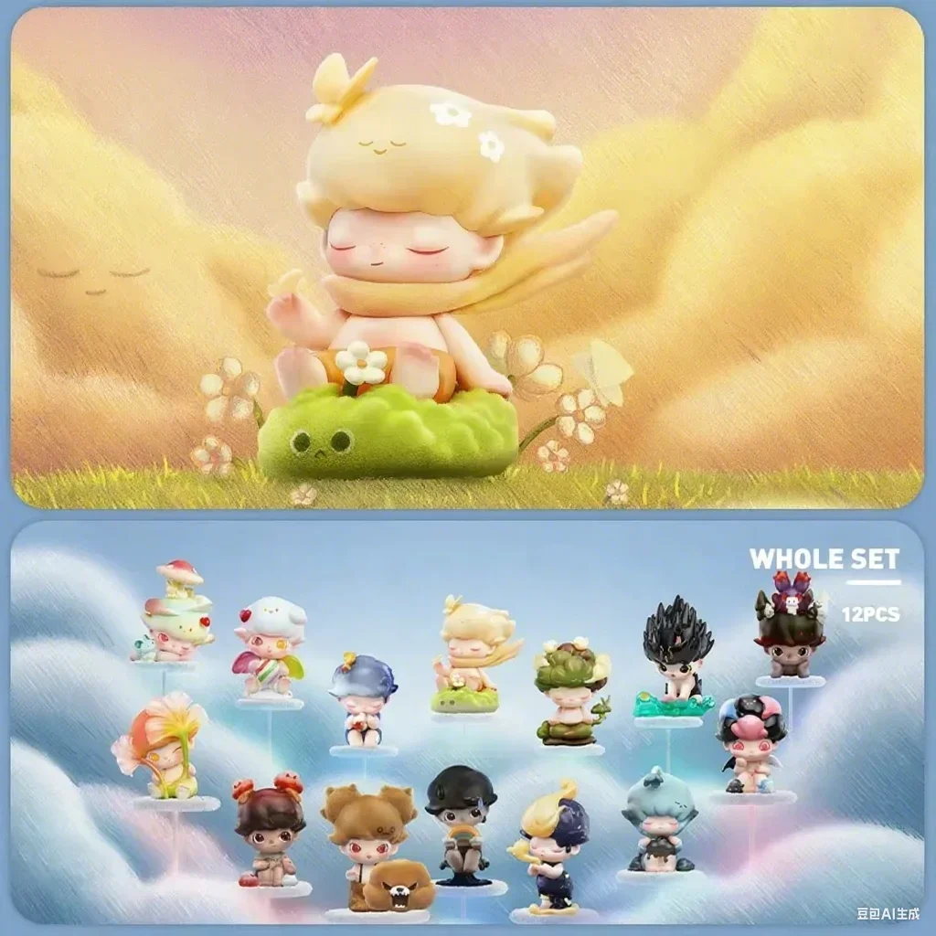 POP MART Dimoo by Your Side Series Blind Box - Mystery Action Figure Surprise Cute Model Toy for Birthday Gifts
