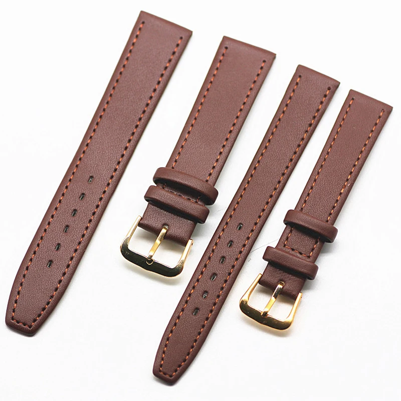 Leather Strap For Men Women 22mm/20mm/18mm/16mm/14mm/12mm/10mm Replacement Watch Band Handmade Bracelet Watch Band