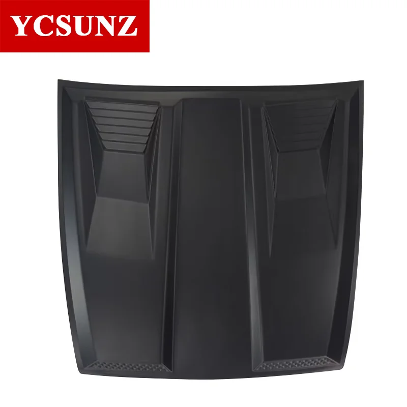 Matte Black Bonnet Scoop Hood For GWM CANNON Great Wall Poer 2020 2021 2022 2023 PickUp Trunk Car Accessories