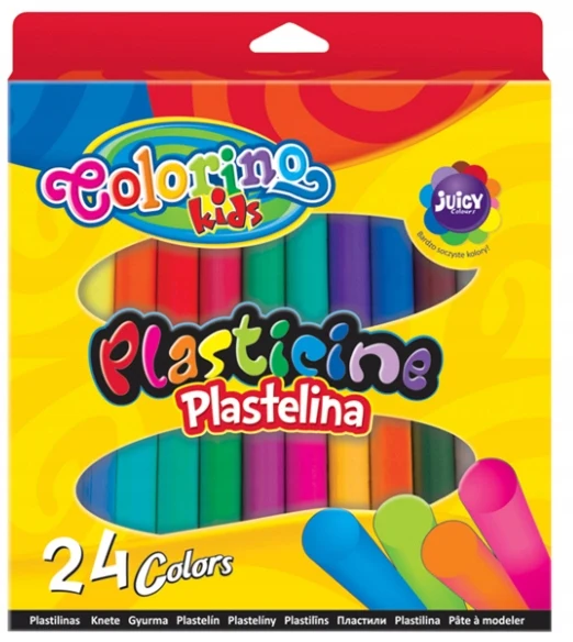 Pâte à modeler non toxique ronde 24 couleurs