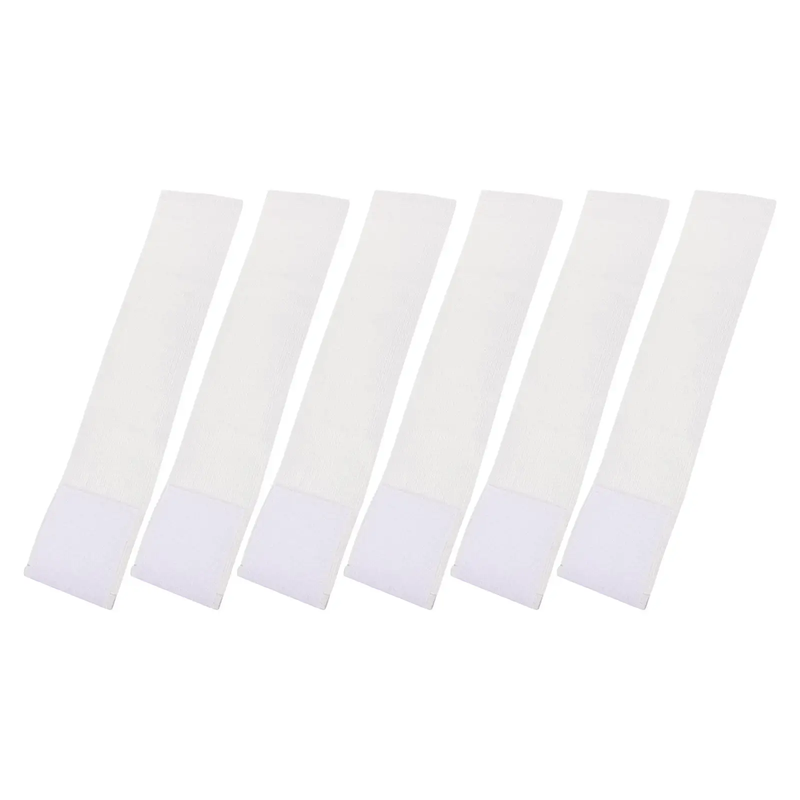 

6Pcs Elastic White Blank Captain Armband Adjustable Football Soccer Team Sport Arm Bands Leader Identifier Sleeve Badge