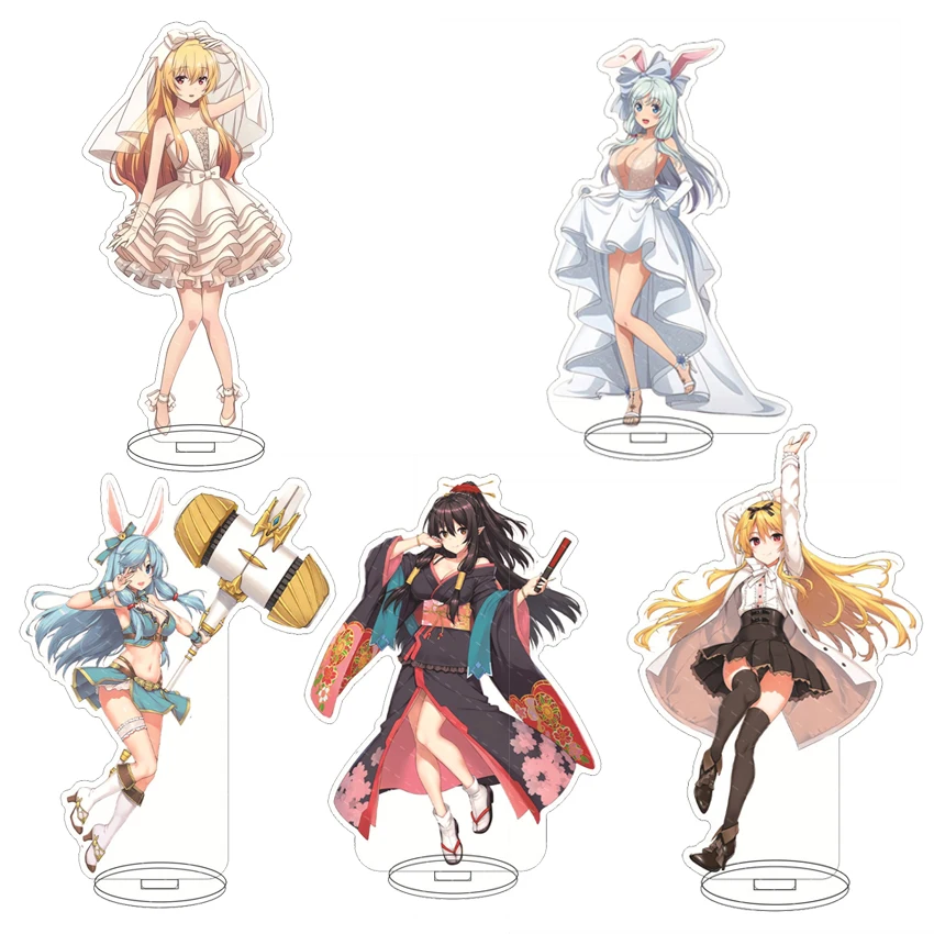 16CM Anime Acryl-Ständer Arifureta Shokugyou de Sekai Saikyou Nagumo Hajime Yue Shea Haulia Cosplay-Figur Ornamente Geschenke