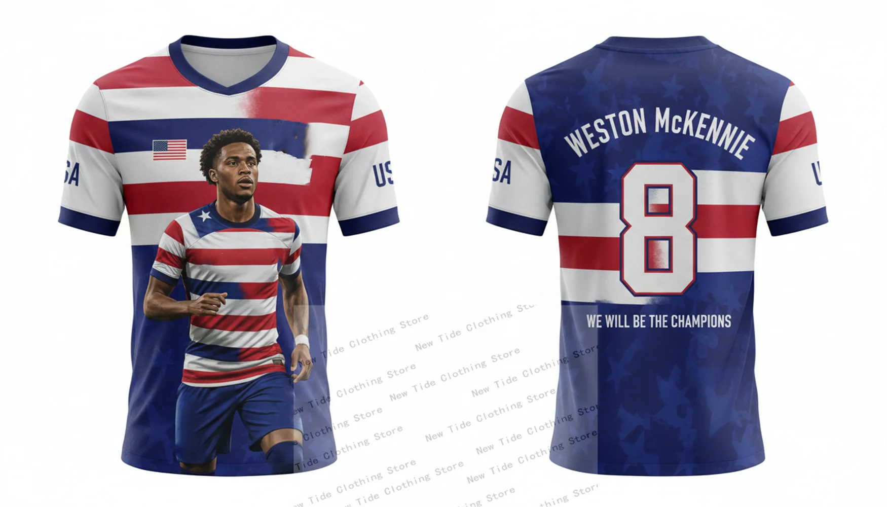 قميص We Will Be Champions 2026 Fan Soccer للرجال - قميص Team USA لكرة القدم - Ultimate Fan Wear Cheer in Style #6