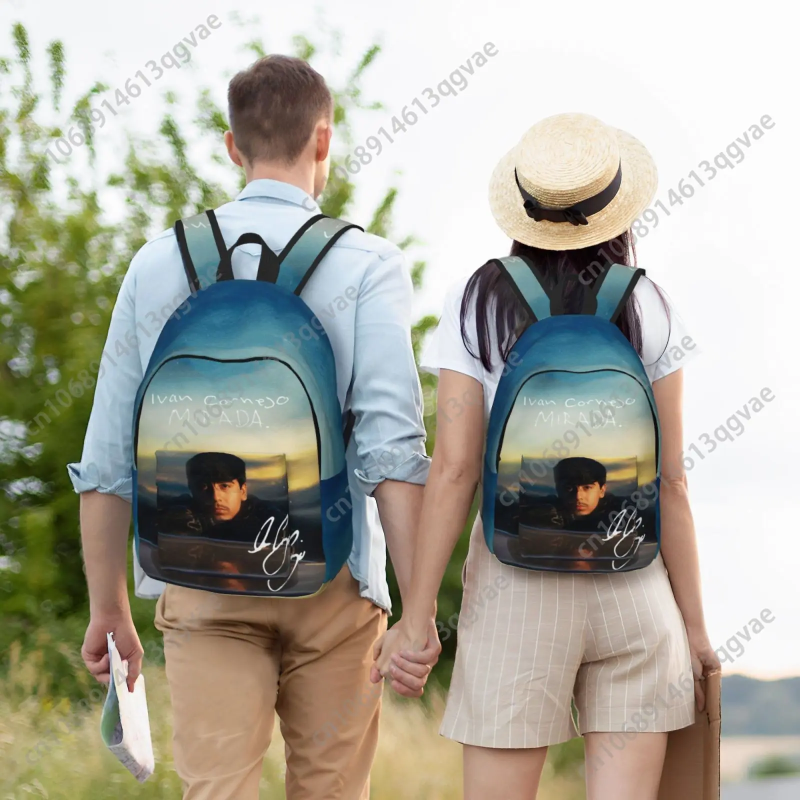 Ivan Cornejos Custom Canvas Lightweight Backpack Fashion Durable Student Men Women Business Daypack
