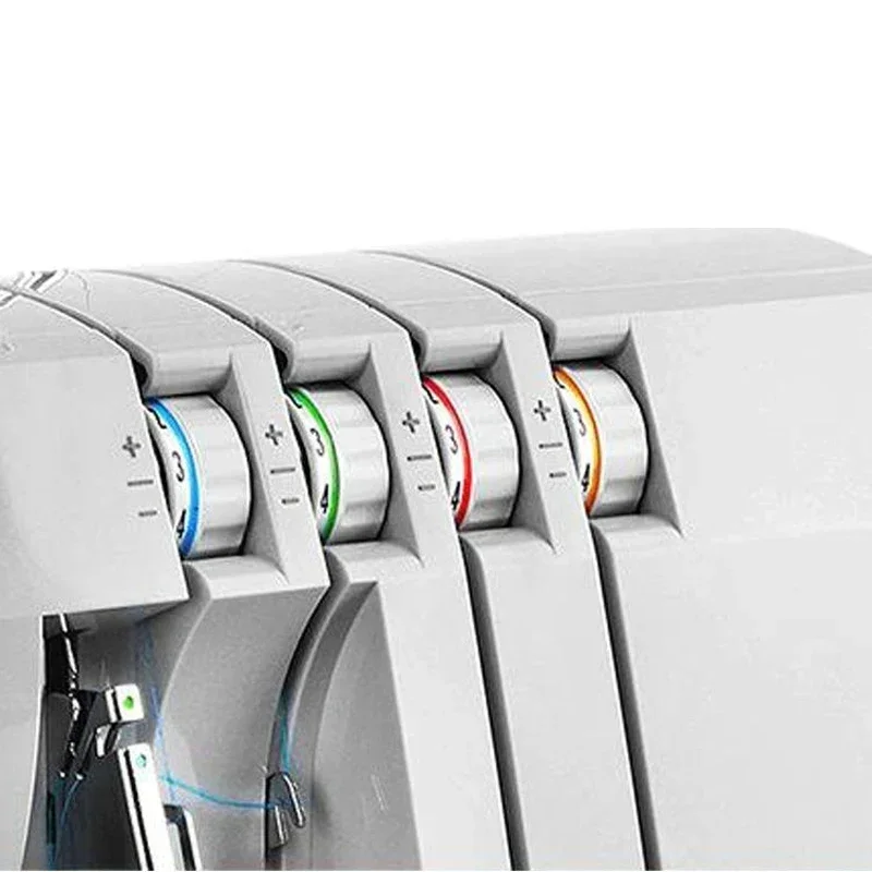 Para máquina de coser doméstica 14HD854, máquina de coser Overlock de 2/3/4 hilos con máquina de coser Overlock secreta de 220V
