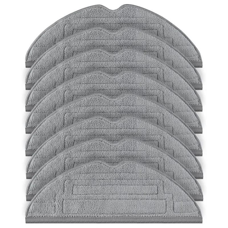 Аксессуары для роботов-пылесосов, 8 шт., подушечки для швабры, ткань из микрофибры для Roborock S8 Pro Ultra-CLIM