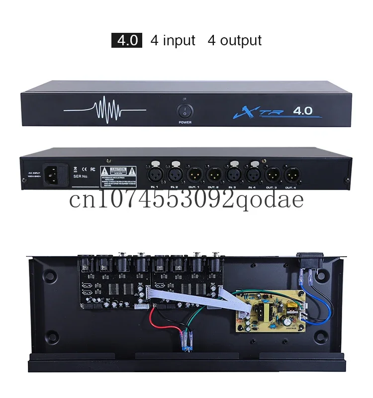 Imagem -04 - Feedback Xtr 2.0 Processador Profissional Digital Audio System Audio Signal Feedback Amplificador