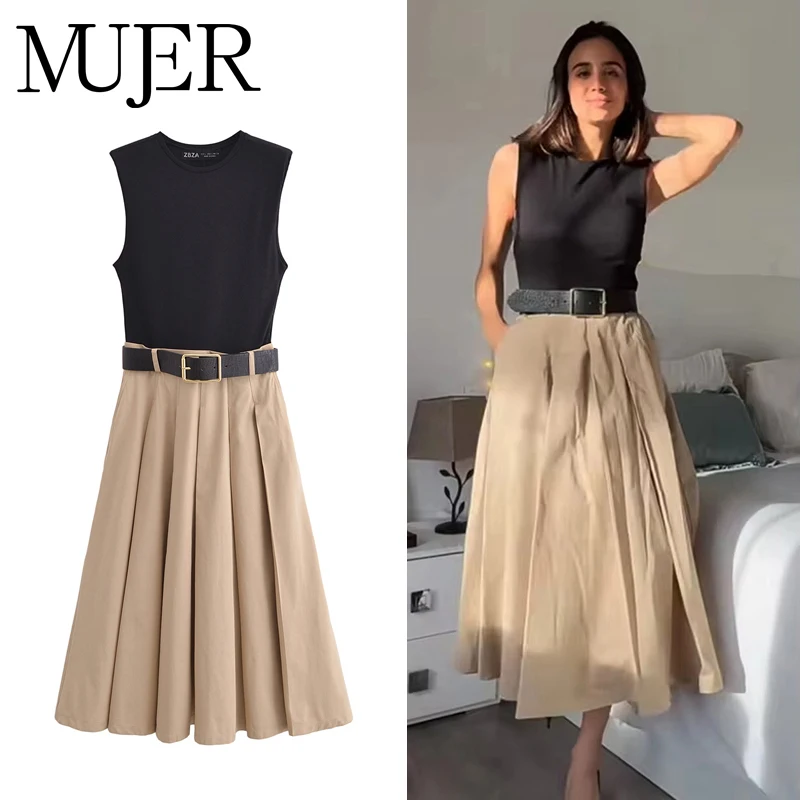 שמלת קיץ אלגנטיות MUJER 2025 👗