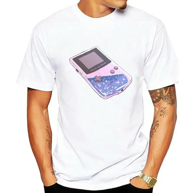 Men t-shirt 90s Nostalgia Series Glitter Gameboy tshirt Women t shirt