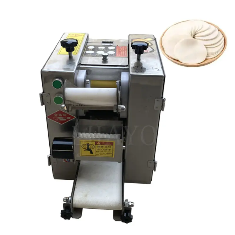 Automatic Dough Woton Skin Roti Chapati Dumpling Wrapper Making Machine