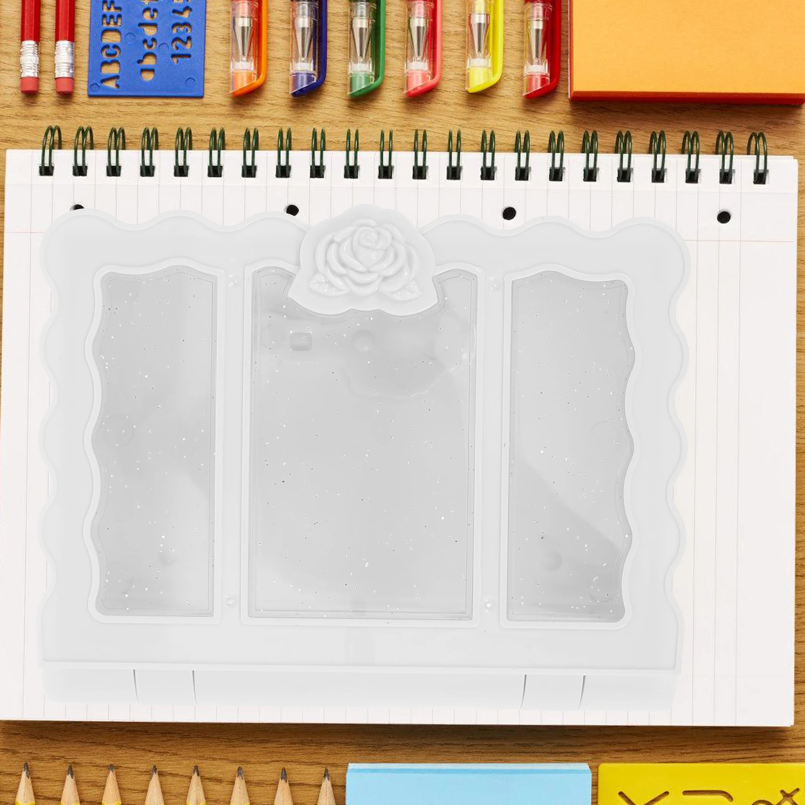 

2pcs Boxes White Storage Boxes Kids Jewelry ganizer Case Container Plastic Box Home Decorative Trinket Holder