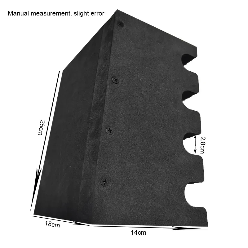 Soporte de espuma suave para pistola, organizador de estante, 4 ranuras, protección para pistola, almacenamiento seguro para armario, soporte para