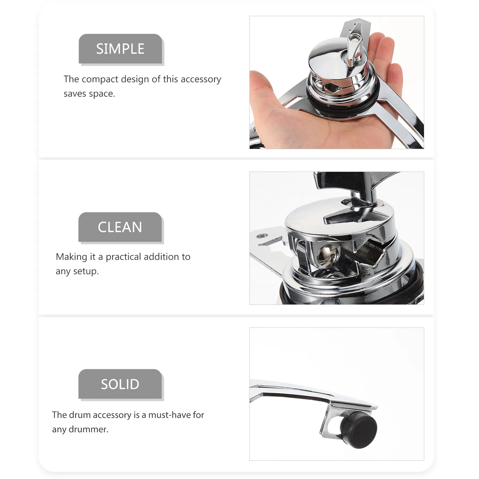 

Rims Ear Drum Hanger Musical Instruments Suspension Tom Mount Silver Tomsuspension Mounts