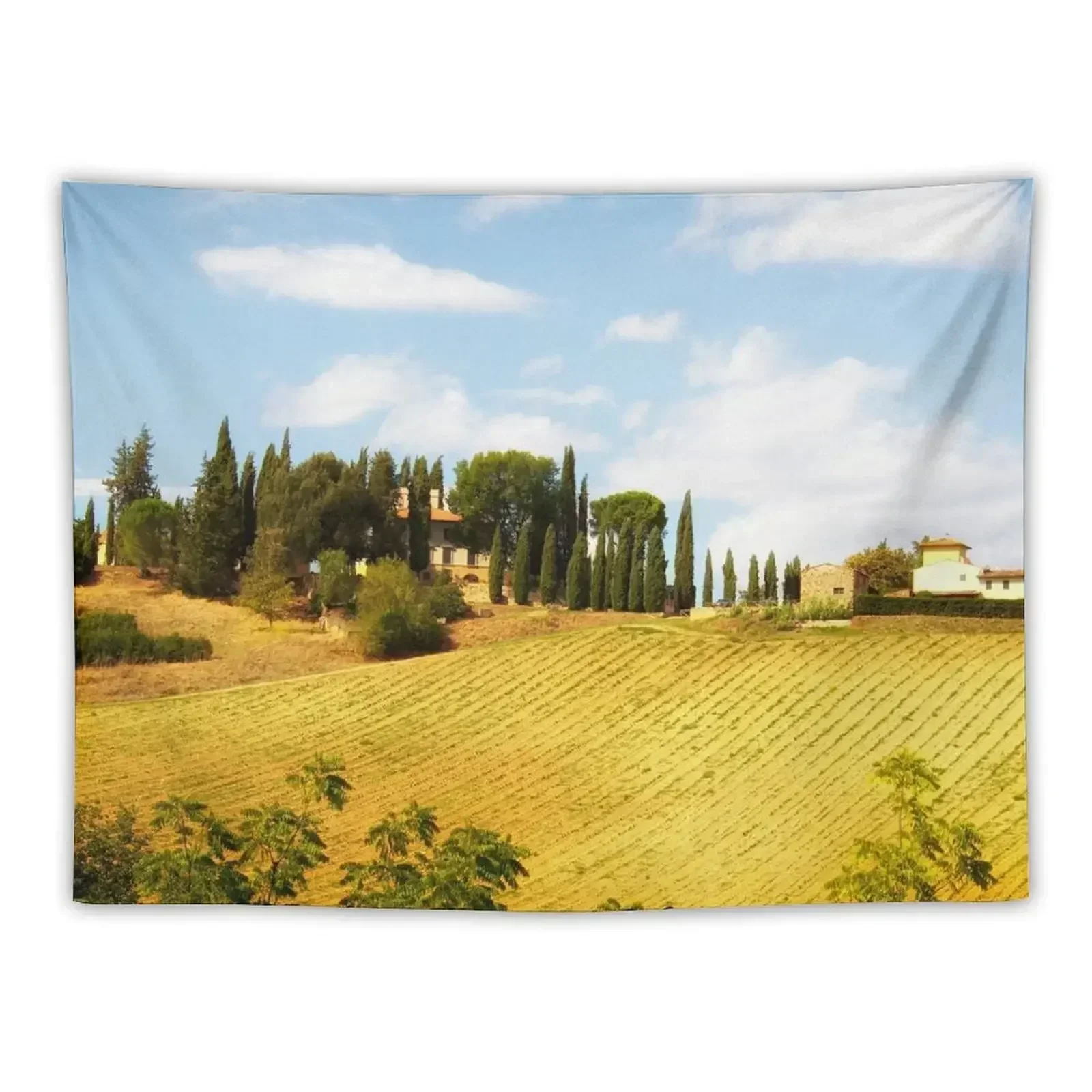 

Tuscany in September - italy Tapestry Japanese Room Decor Aesthetic Room Decoration Tapestry