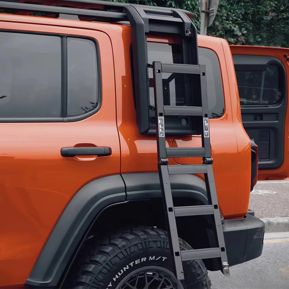 Offroad Aluminum Climb Ladder for Tank 300 Maike Manufacture Accessories 4x4 Side Ladder Rack Expandable Ladder