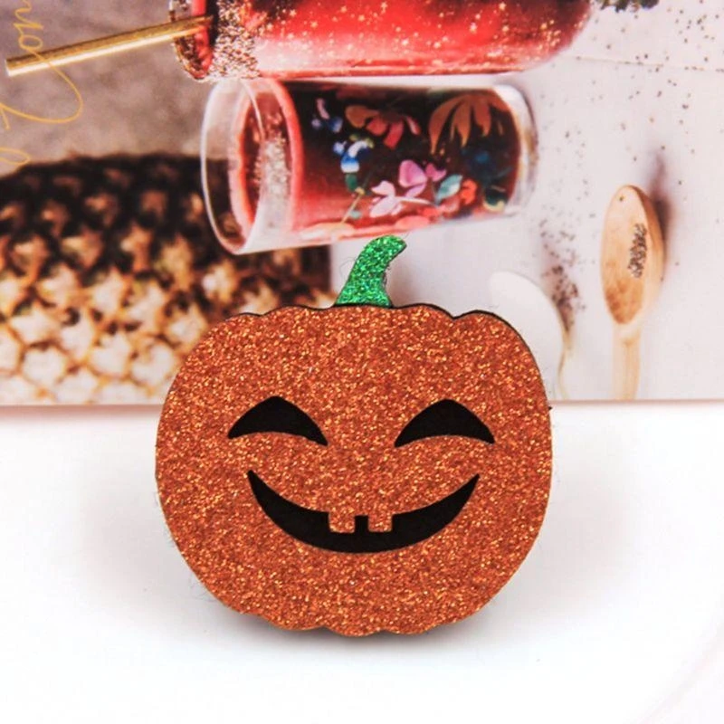 

100Pcs Halloween Party Hair Clip Pumpkin Bat Hairpin Women Girls Headwear 15UB