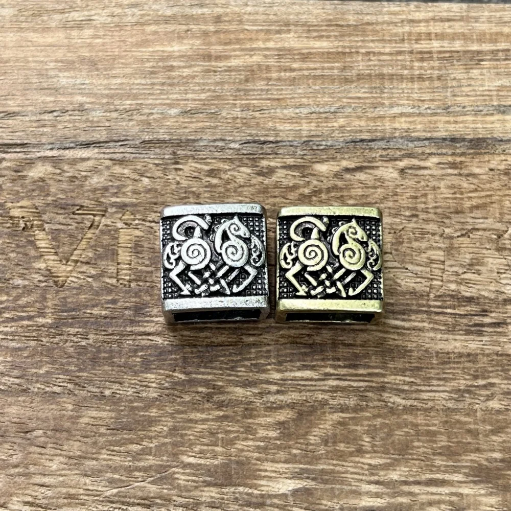 1pcs Nordic Sleipnir Thor Loki Asgard Horse Norse Viking Bead For Crafting Bracelet Jewelry Making Crafts Supplies