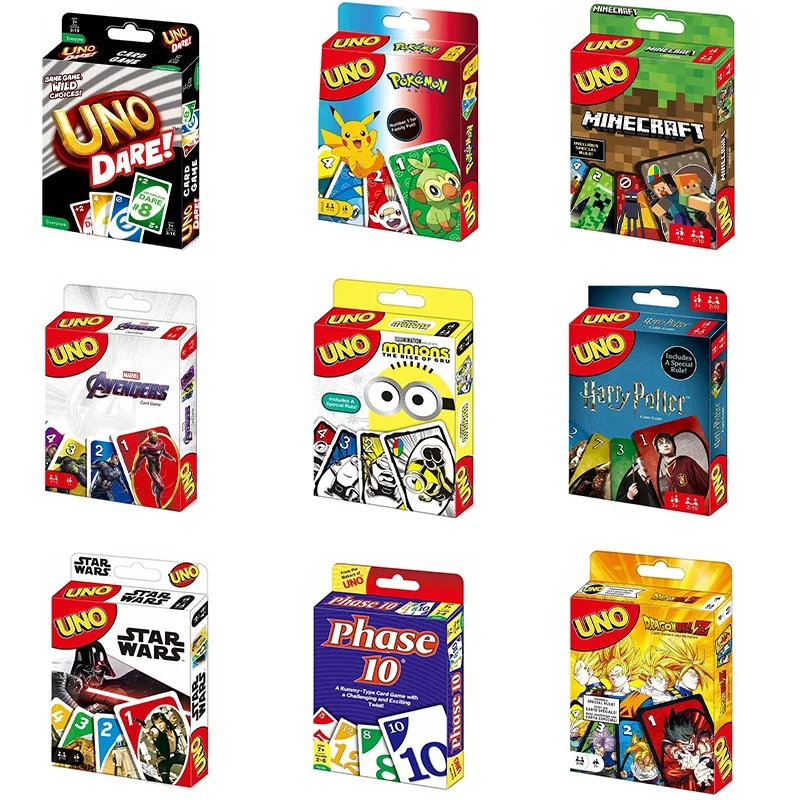 Mattel Games UNO All Wild Card Games Included Family Night Board Games Kids Toys Gifts for Families and Adults New Arrivals