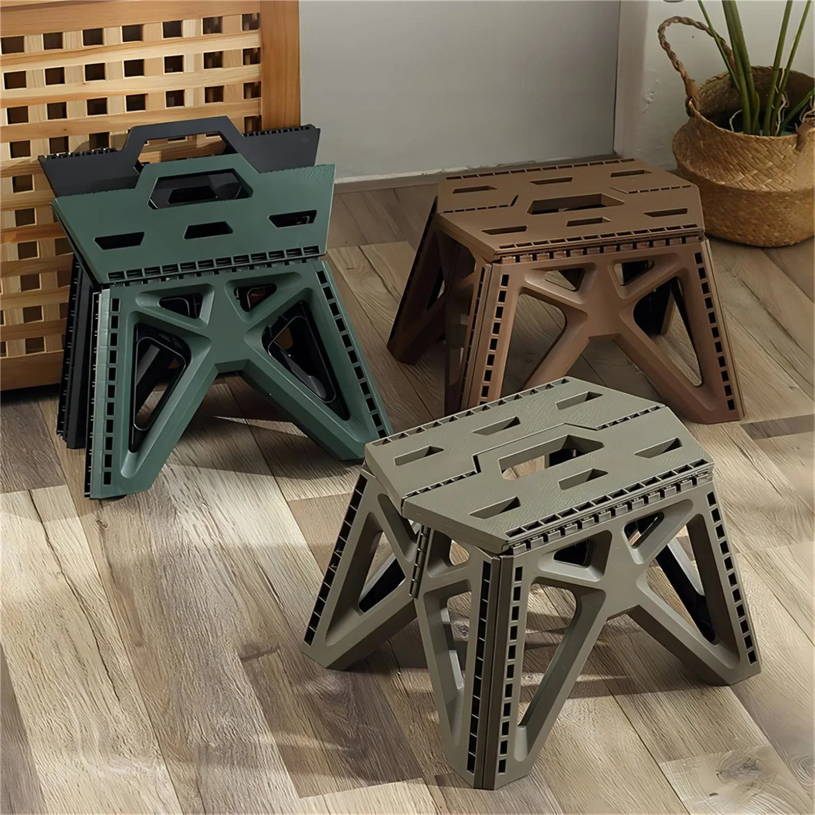 Outdoor Small Stool Portable Folding Stool High Load Bearing Durable Small Chair Fishing Stool Beach Stool Camping Stool