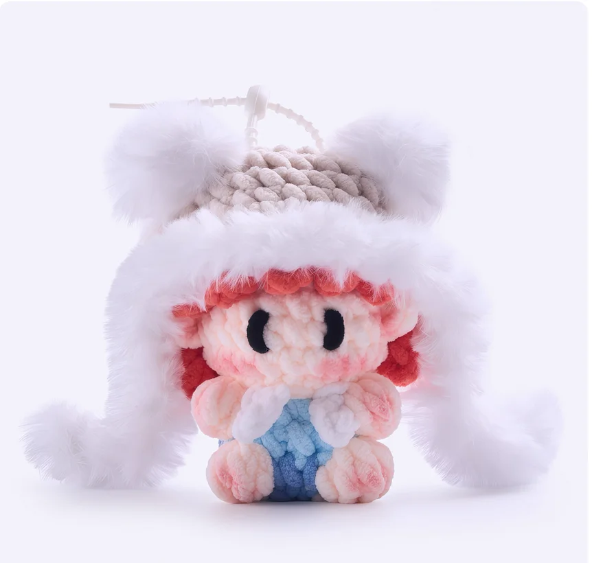 Celebrity merchandise: Gummy candies, handmade crocheted dolls, keychains, concert support items, bag charms.