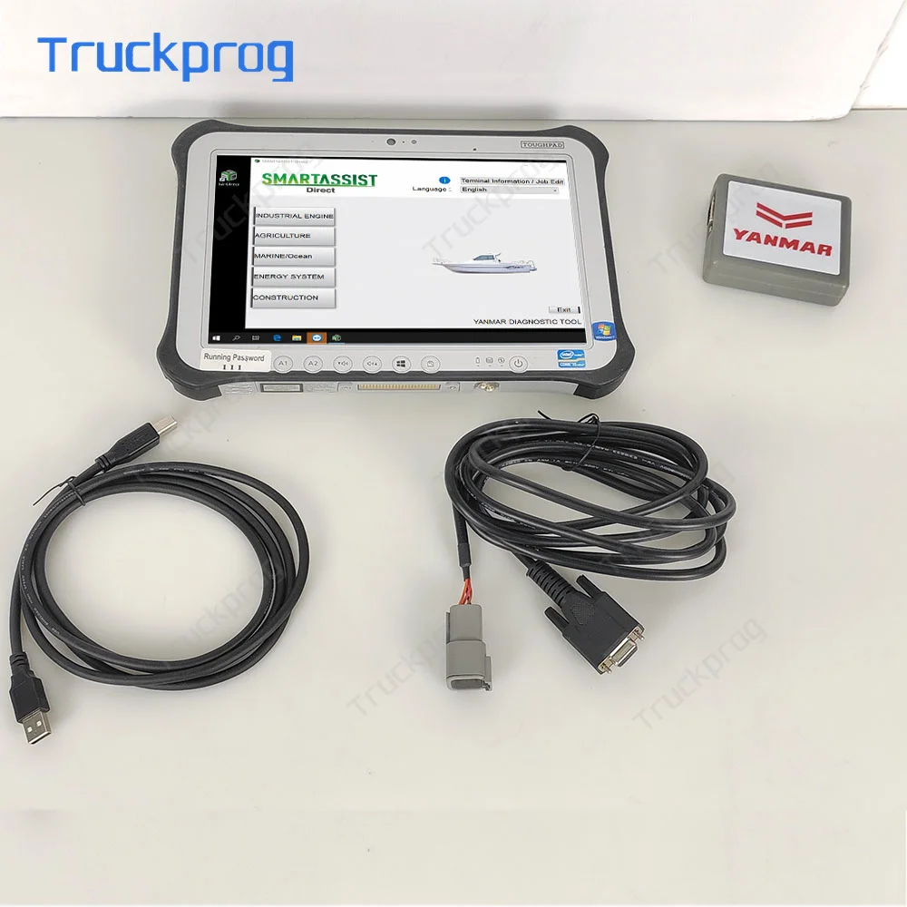 

For YANMAR Diagnostic Service Tool For Yanmar Agriculture construction Tractor diagnostic tool+FZ-G1 tablet