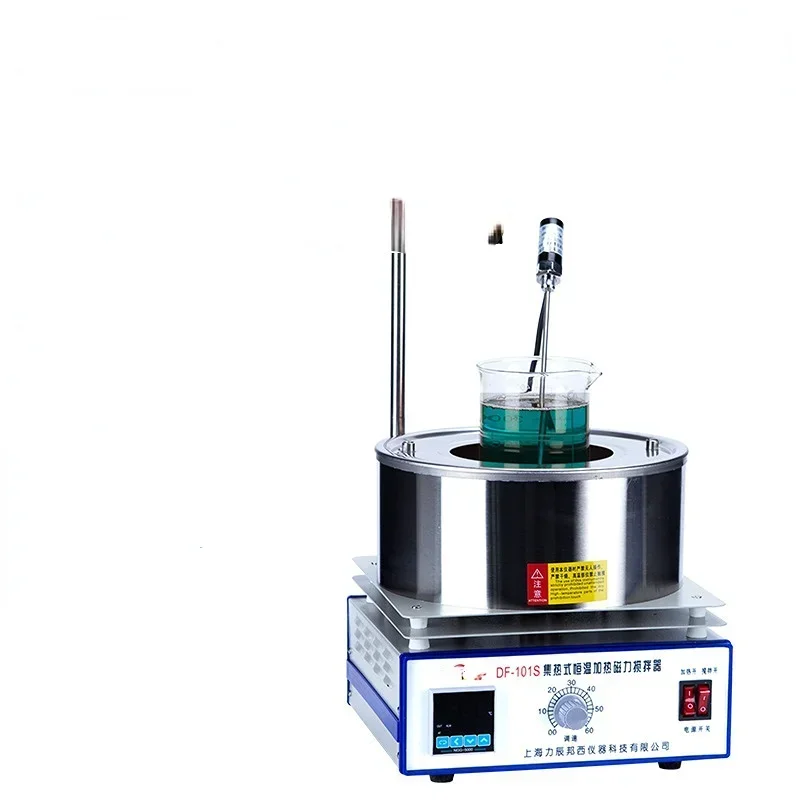 DF-101S Thu Thập Loại Làm Nóng Máy Khuấy Từ 2L Phòng Thí Nghiệm Màn Hình Hiển Thị Kỹ Thuật Số Cảm Ứng Nhiệt Nước Tắm Phòng Máy KHUẤY TRỘN 220V