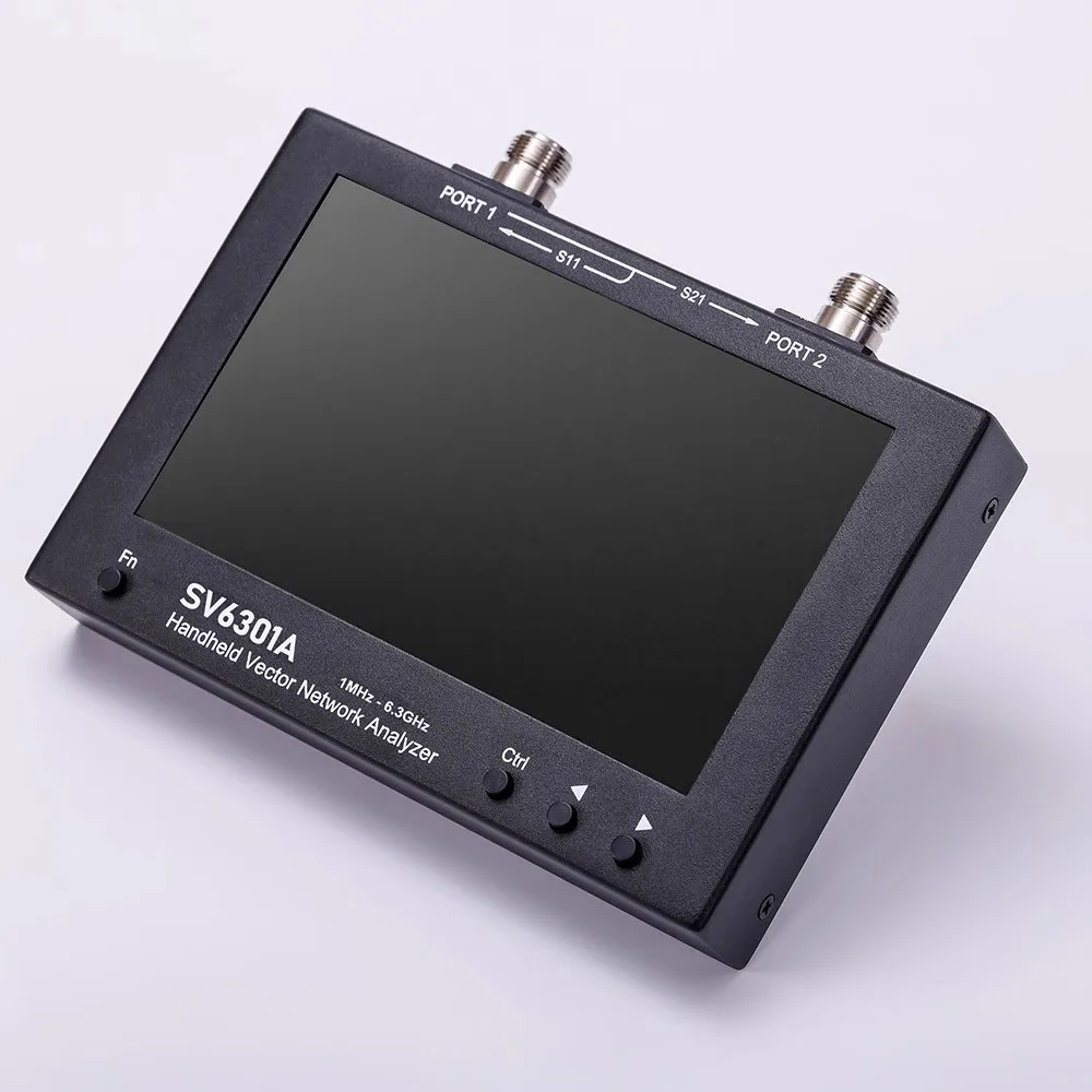 SV6301A Handheld vector network analyzer, standing wave ratio tester 1M-6.3GHz 7-inch touch screen