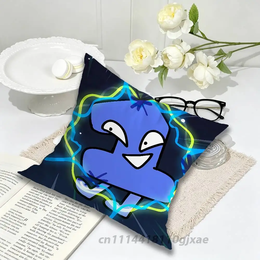 B-Battle for Dream I-Island BFDI Pillow Case Living Room Sofa Cushion Cover Suitable For Home Bedroom Room Decoration
