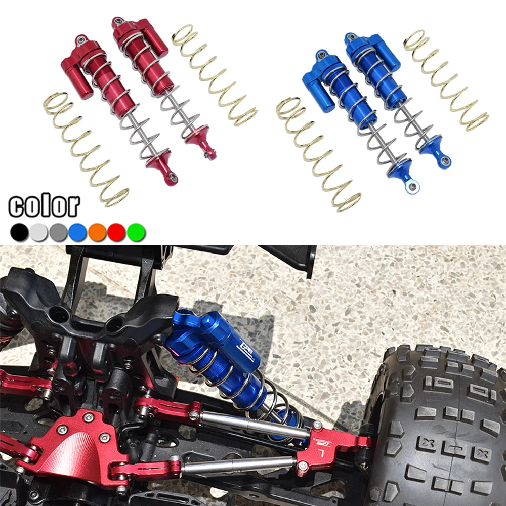 

GPM ARRMA 1/5 KRATON OUTCAST EXB 8S Monster Truck Upgrade Parts Metal 188MM L Shape Front Rear Shock Absorber Set ARA330749