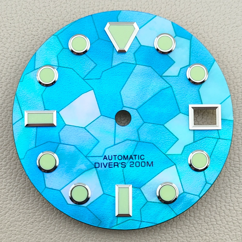 NH35 dial 28.5mm dial Mother of Pearl Fragment Pattern dial suitable for NH35/NH36 movement watch accessories
