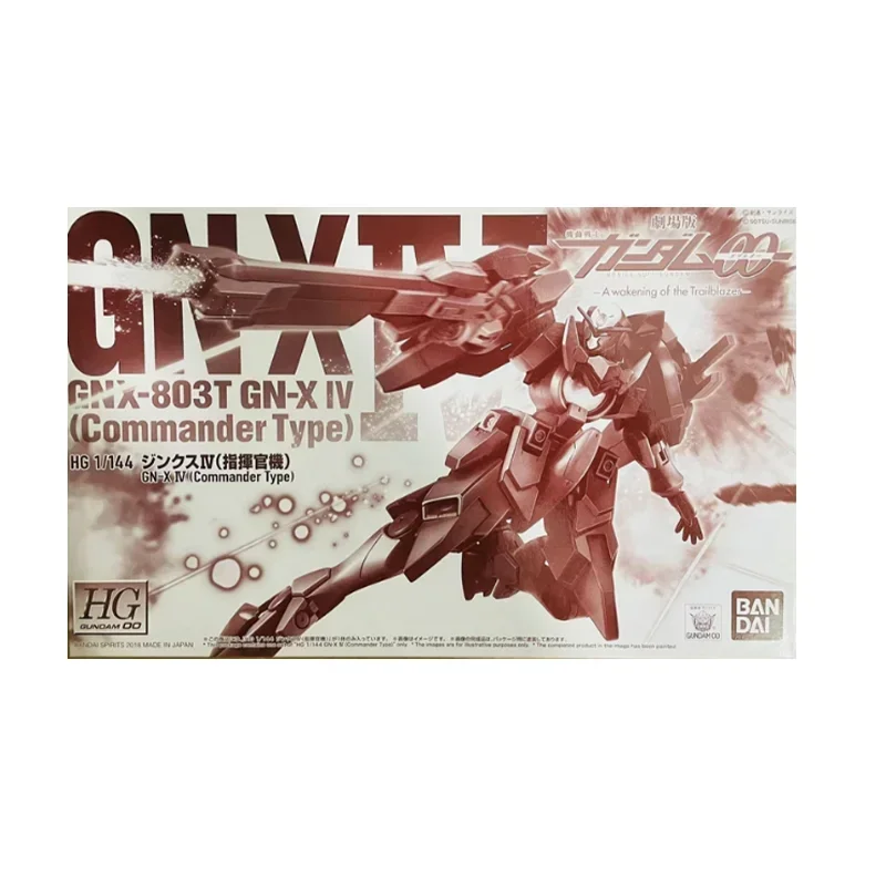 Gundam Bandai HG 1/144 GNX-803T GN-X Ⅳ Commander Type Action Figure Assembly Action Mech Original Product