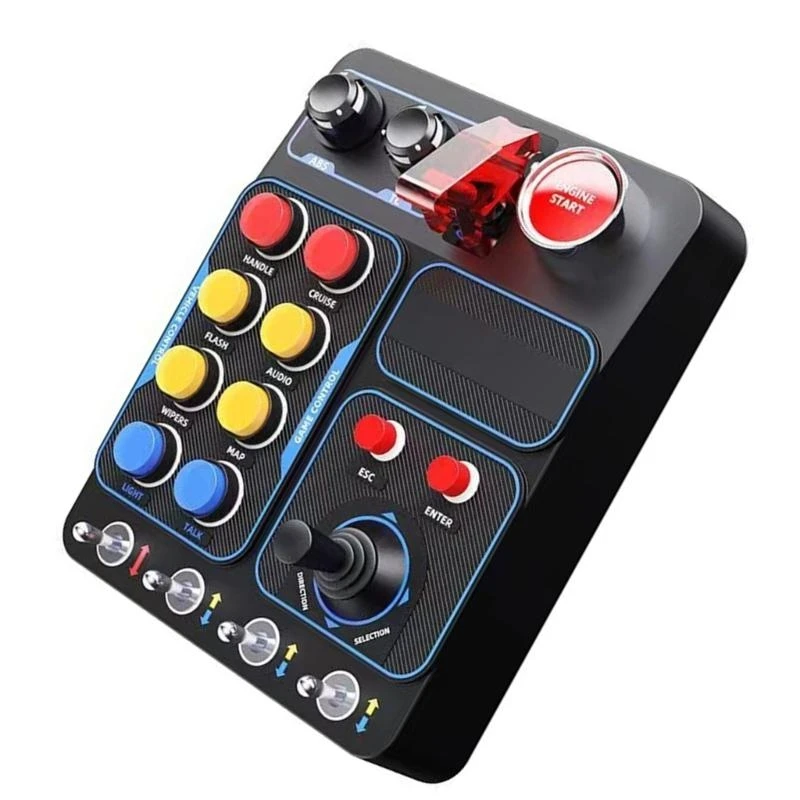 CB1 Racing Simulator Central Controller Box mit einstellbaren RGB -Beleuchtungseffekten